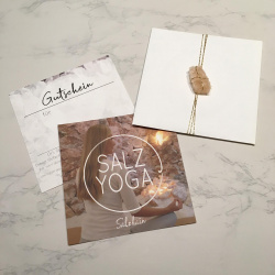 Gutschein für Salz Yoga (Geschenk)